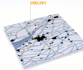 3d view of Chelvey