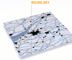 3d view of Muchelney