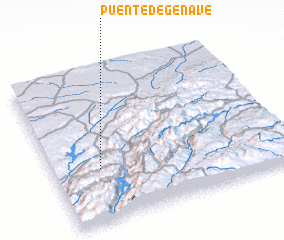 3d view of Puente de Génave