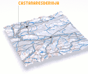 3d view of Castañares de Rioja