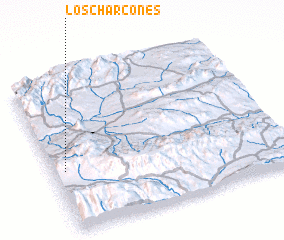 3d view of Los Charcones