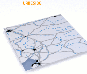 3d view of Lake Side