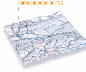 3d view of San Asensio los Cantos