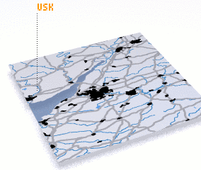 3d view of Usk