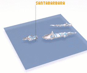 3d view of Santa Bárbara