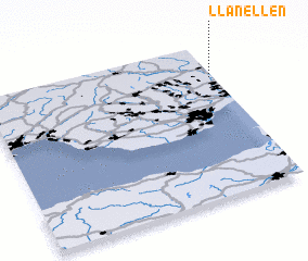 3d view of Llanellen