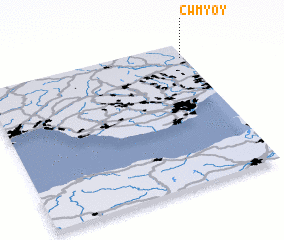 3d view of Cwmyoy