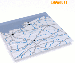 3d view of Le Faouët