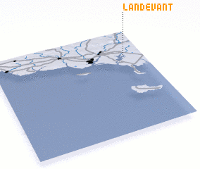 3d view of Landévant