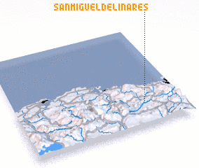 3d view of San Miguel de Linares