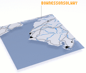 3d view of Bowness-on-Solway