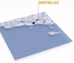 3d view of Saint-Gilles