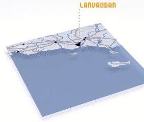 3d view of Lanvaudan