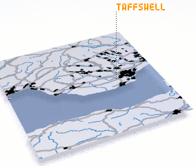 3d view of Taffs Well