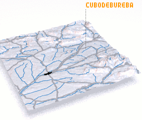 3d view of Cubo de Bureba