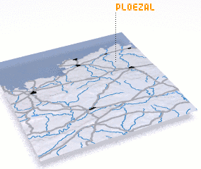 3d view of Ploëzal