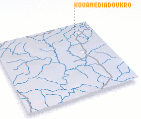 3d view of Kouamédiadoukro