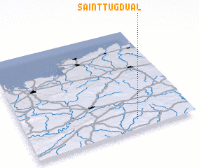 3d view of Saint-Tugdual