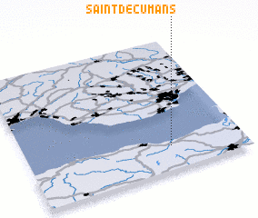 3d view of Saint Decumans