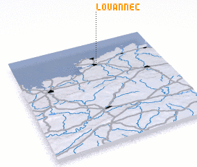 3d view of Louannec