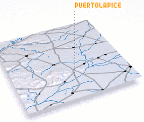 3d view of Puerto Lápice