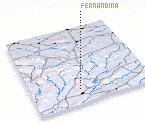 3d view of Fernandina