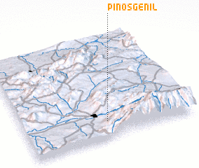 3d view of Pinos Genil