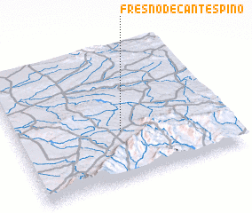 3d view of Fresno de Cantespino