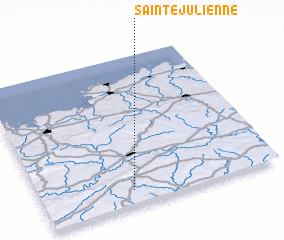 3d view of Sainte-Julienne