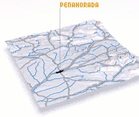 3d view of Peñahorada