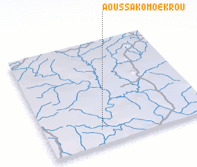 3d view of Aoussakomoékrou