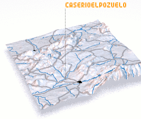 3d view of Caserío El Pozuelo