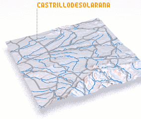 3d view of Castrillo de Solarana