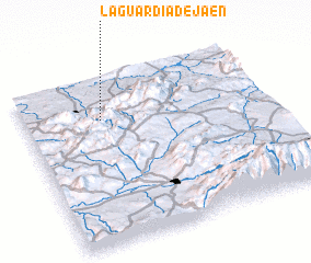 3d view of La Guardia de Jaén