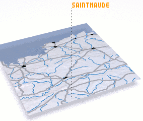 3d view of Saint-Maudé