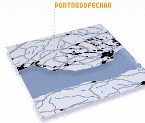 3d view of Pont-Nedd-Fechan