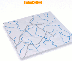 3d view of Bana Komoé