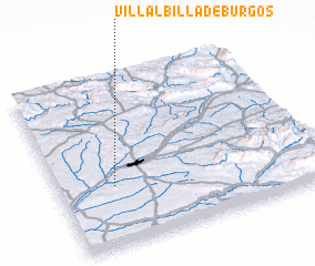 3d view of Villalbilla de Burgos