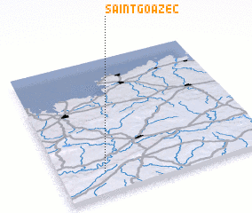 3d view of Saint-Goazec