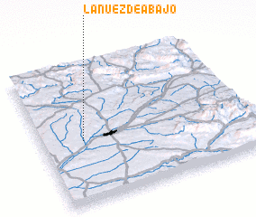 3d view of La Nuez de Abajo