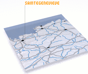 3d view of Sainte-Geneviève