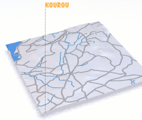 3d view of Kourou