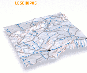 3d view of Los Chopos