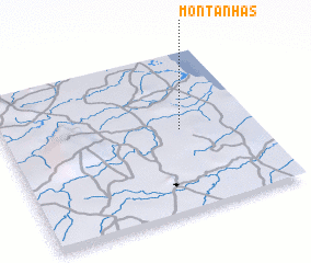 3d view of Montanhas