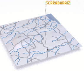 3d view of Serra da Raiz