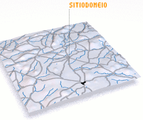 3d view of Sítio do Meio