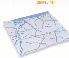 3d view of São Felipe