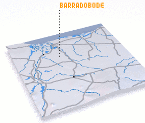 3d view of Barra do Bode