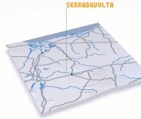 3d view of Serra da Volta