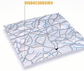 3d view of Rio do Cordeiro